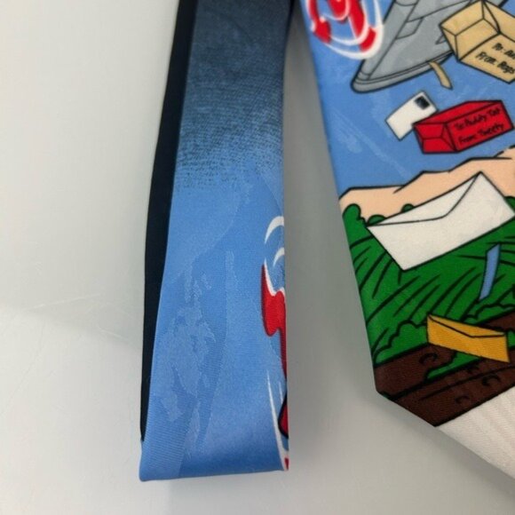 Looney Tunes Stamp Collection Bugs Bunny Drop Mail Tie 1997 - Picture 8 of 15